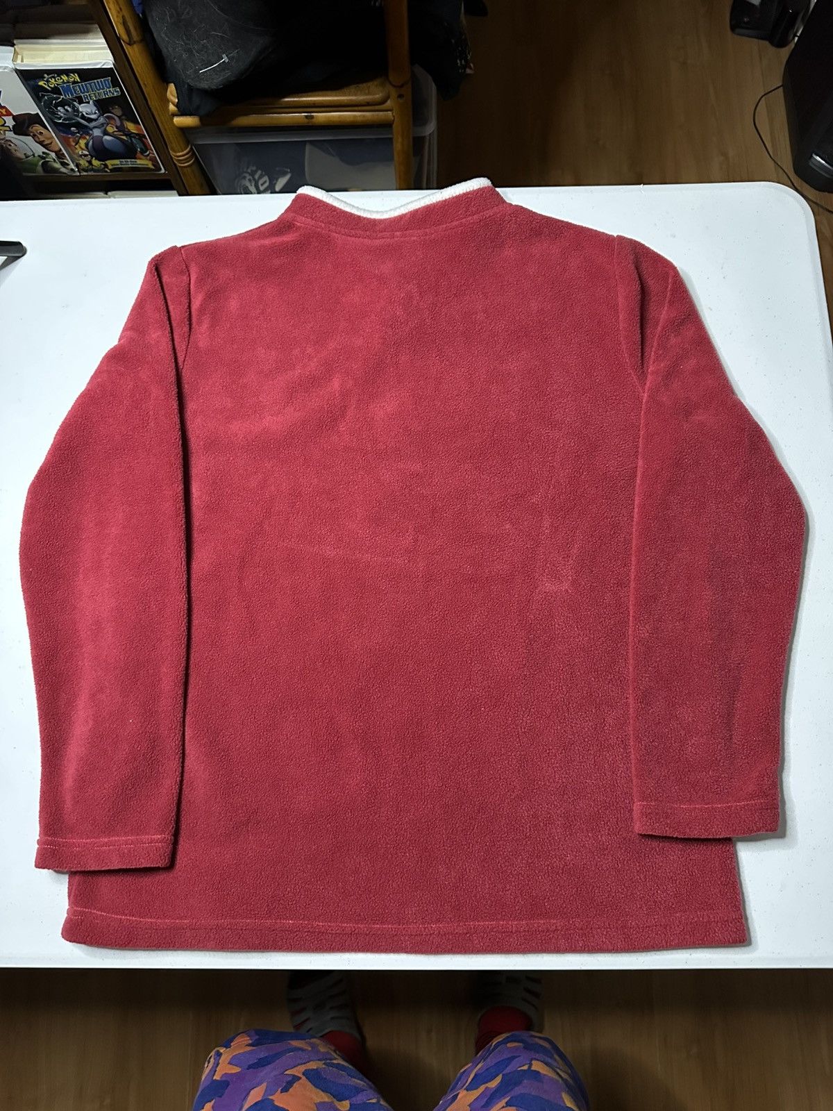 Vintage Vintage Christmas Ornaments Fleece V-neck Sweater Size US L / EU 52-54 / 3 - 6 Thumbnail