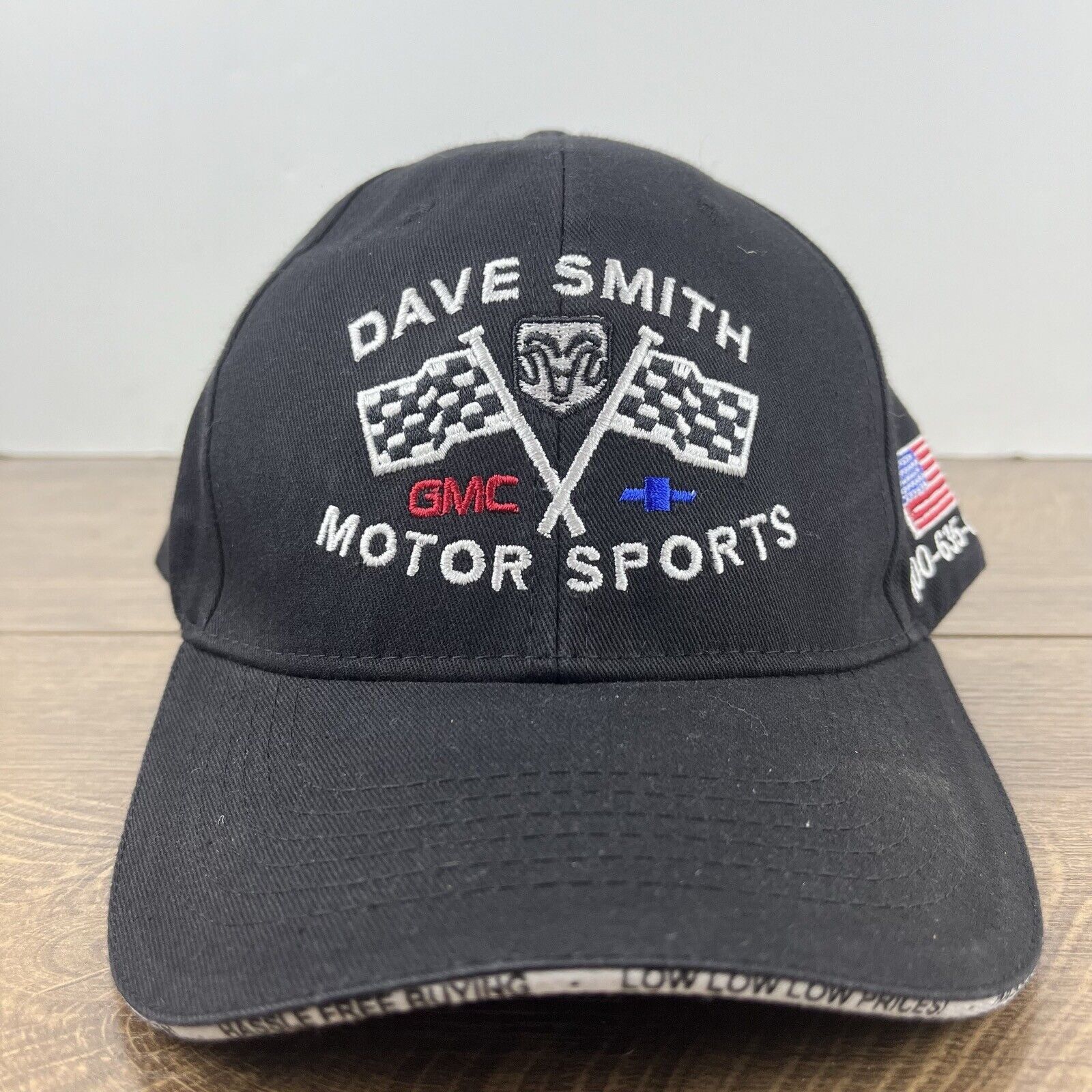 Other Dave Smith Motorsports Hat Dave Smith Black Hat Adjustable B Size ONE SIZE - 4 Thumbnail
