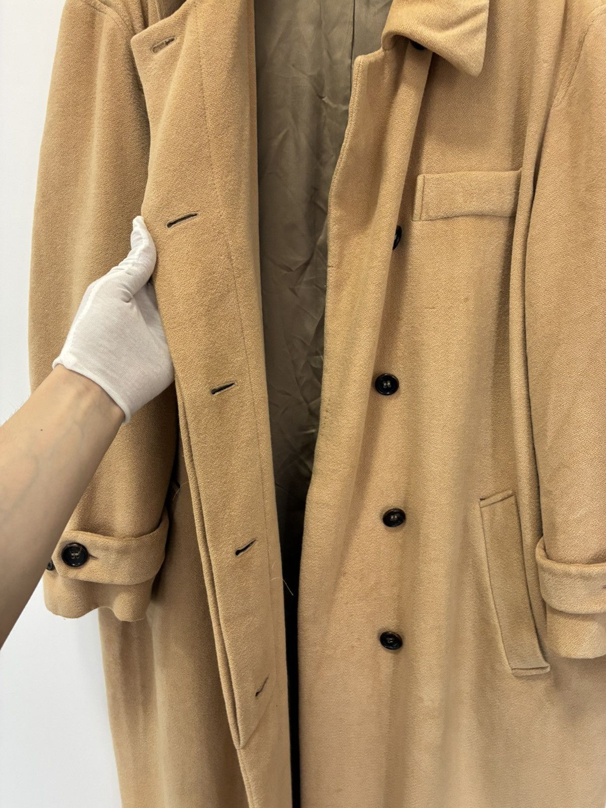 Jil Sander Vintage Made in Italy Jil Sander Camel Wool-Blend Long Coat Size M / US 6-8 / IT 42-44 - 10 Thumbnail