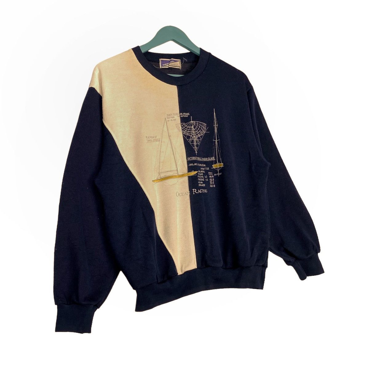 Vintage Vintage Worldlivet Ocean Racing Crewneck Sweatshirt Size US M / EU 48-50 / 2 - 3 Thumbnail