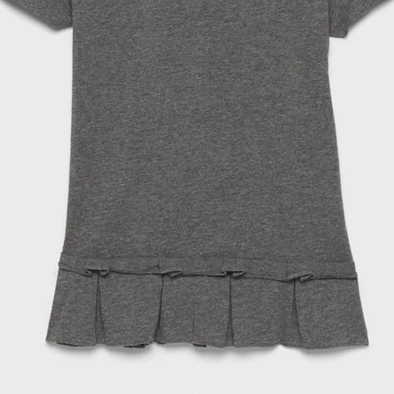Banana Republic Banana Republic Gray Pleat Flounce Hem Top Size S / US 4 / IT 40 - 14 Thumbnail