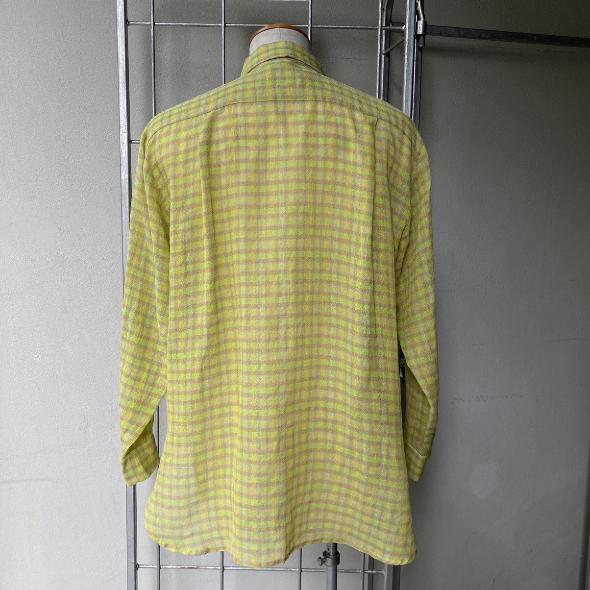 Chloe Chloe Yellow Green Plaid Button-Up Shirt Size M / US 6-8 / IT 42-44 - 20 Thumbnail