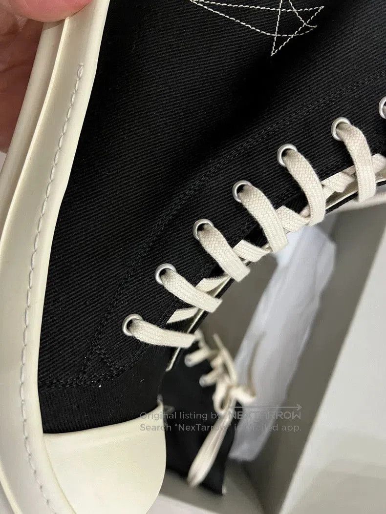 Rick Owens Rick Owens Embroidered Canvas High. Size US 8.5 / EU 41-42 - 7 Thumbnail