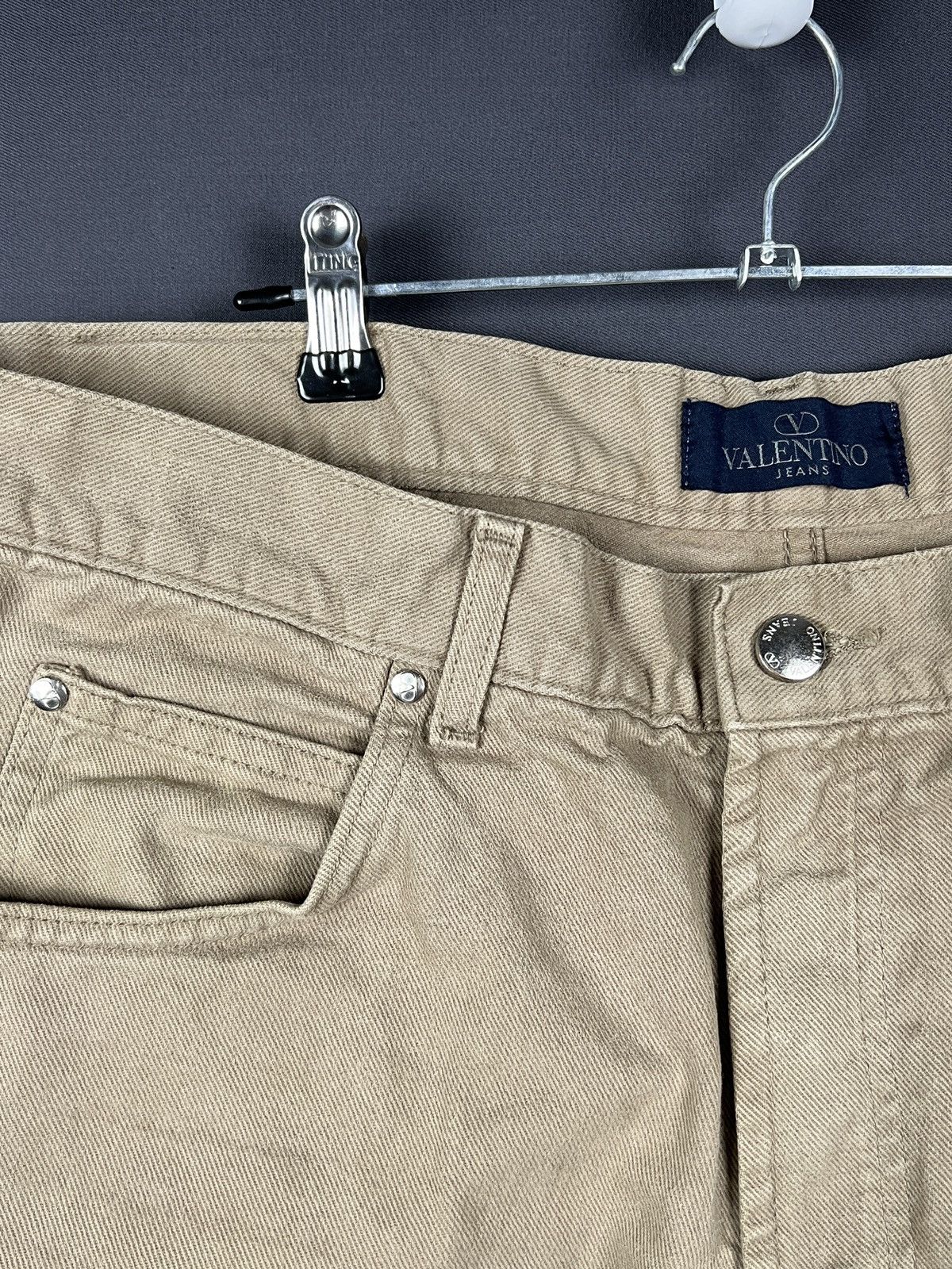 Valentino × Vintage Vintage Valentino Jeans Straight Leg 100% Cotton Size 38 Size US 38 / EU 54 - 6 Thumbnail