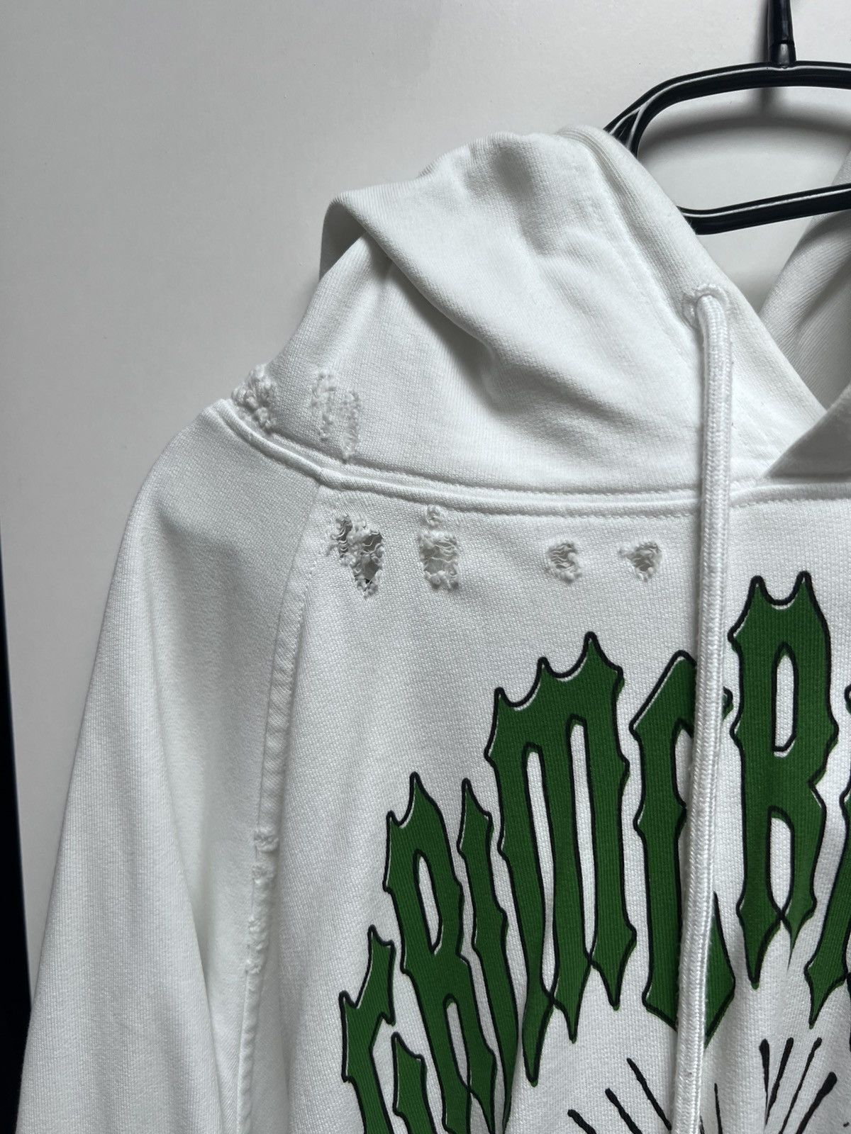 Raf Simons RAF SIMONS Destroyed Oversized Hoodie Size US M / EU 48-50 / 2 - 3 Thumbnail