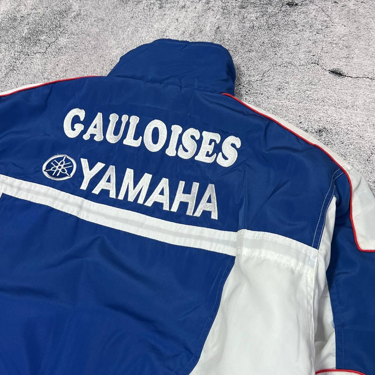 Vintage × Yamaha Yamaha Factory Racing Jacket Blue and White Men's L Size US L / EU 52-54 / 3 - 12 Thumbnail