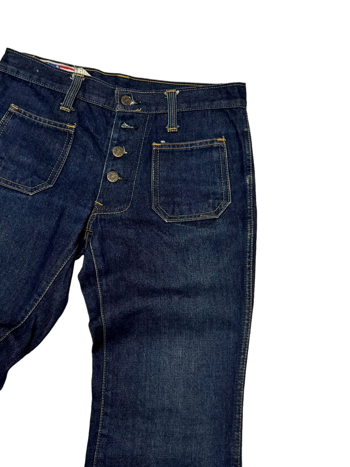 Designer × Japanese Brand × Vintage FLARE BOBSON BELL BOTTOM DENIM JEANS Size US 28 / EU 44 - 5 Thumbnail