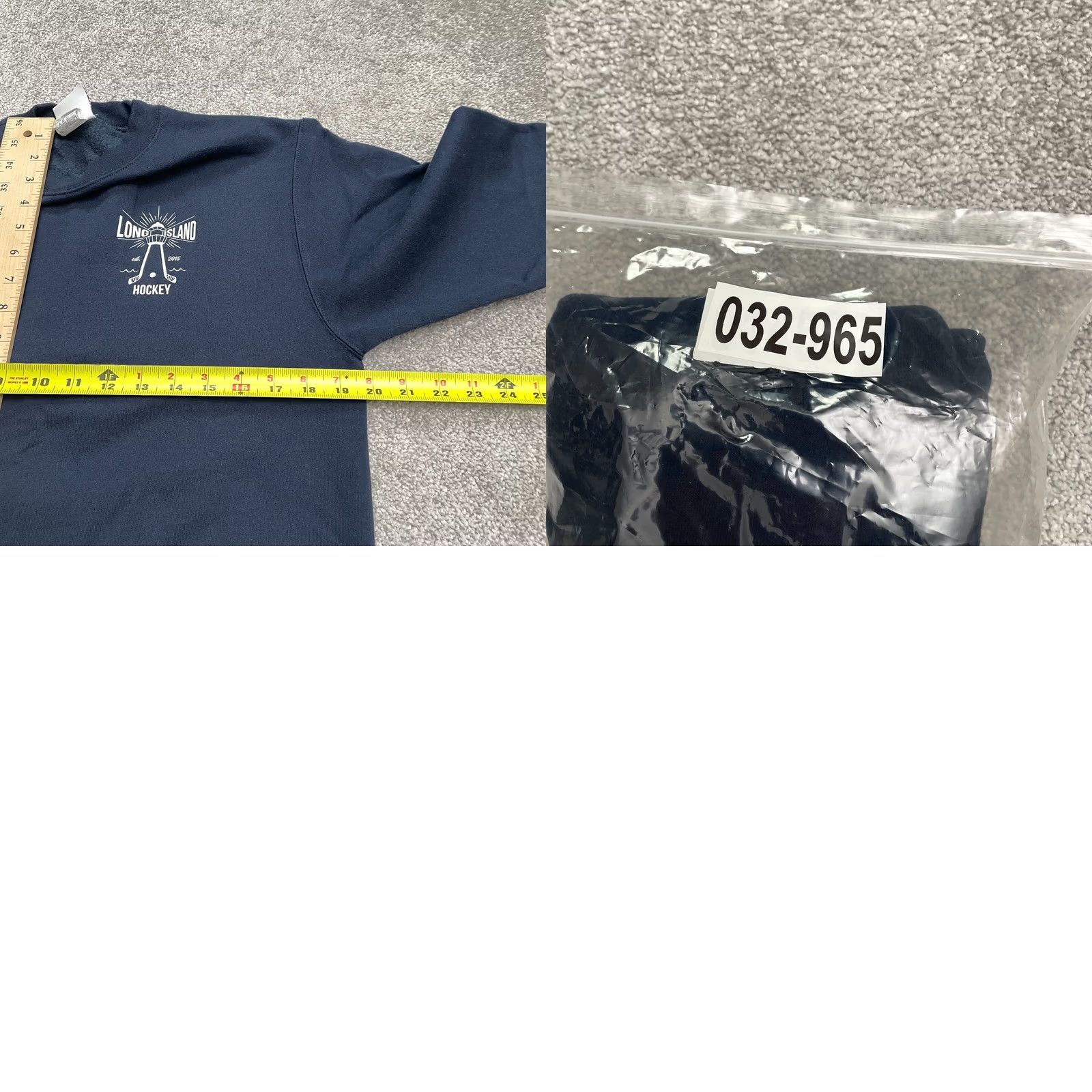 Champion Champion Eco Hockey Pullover Sweatshirt Womens S Navy Blue Logo Outdoor Size S / US 4 / IT 40 - 9 Thumbnail