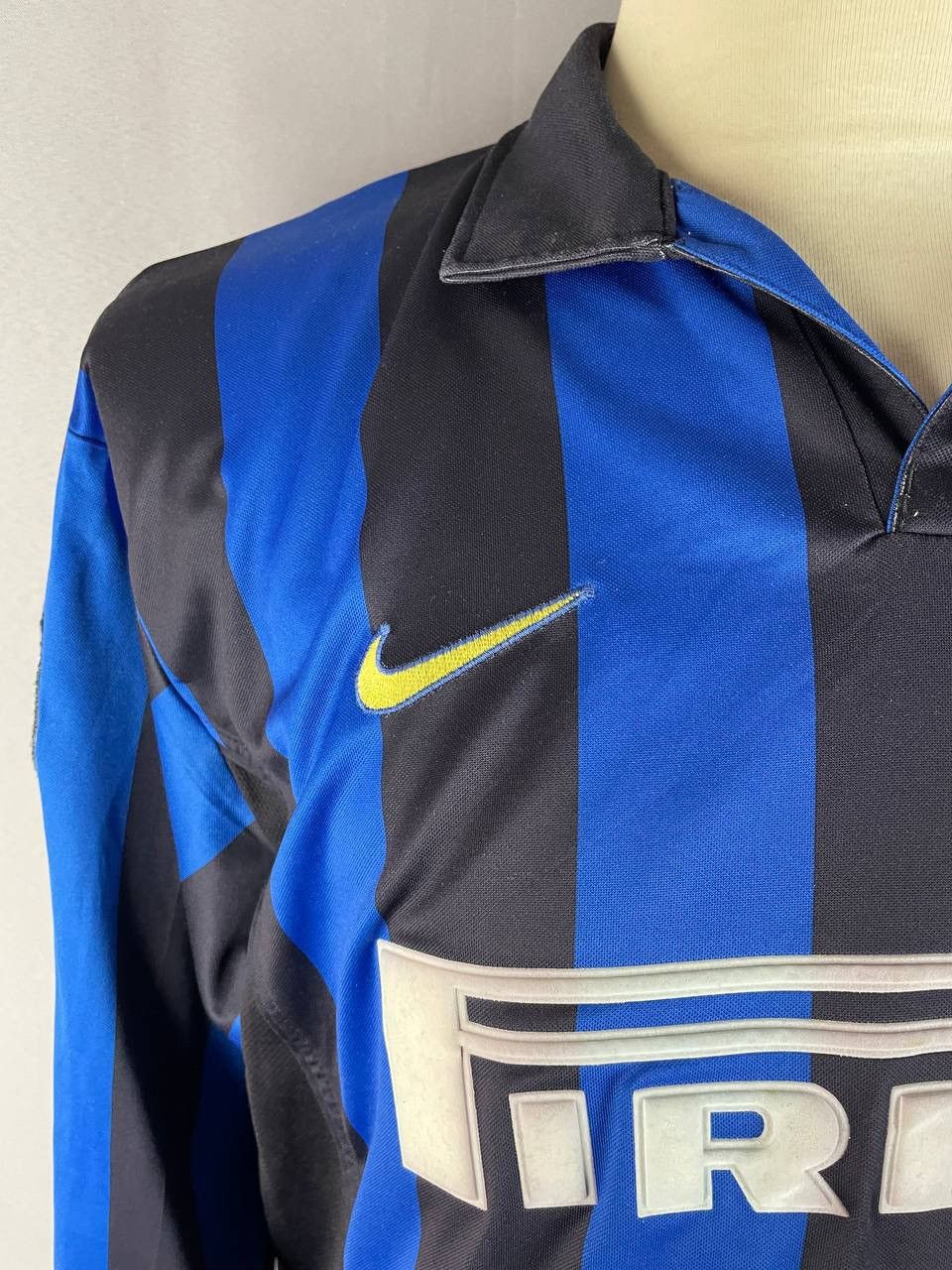 Nike Nike Vintage Long Sleeve Tee T Shirt Inter Milan 10 Baggio Size US XL / EU 56 / 4 - 4 Thumbnail