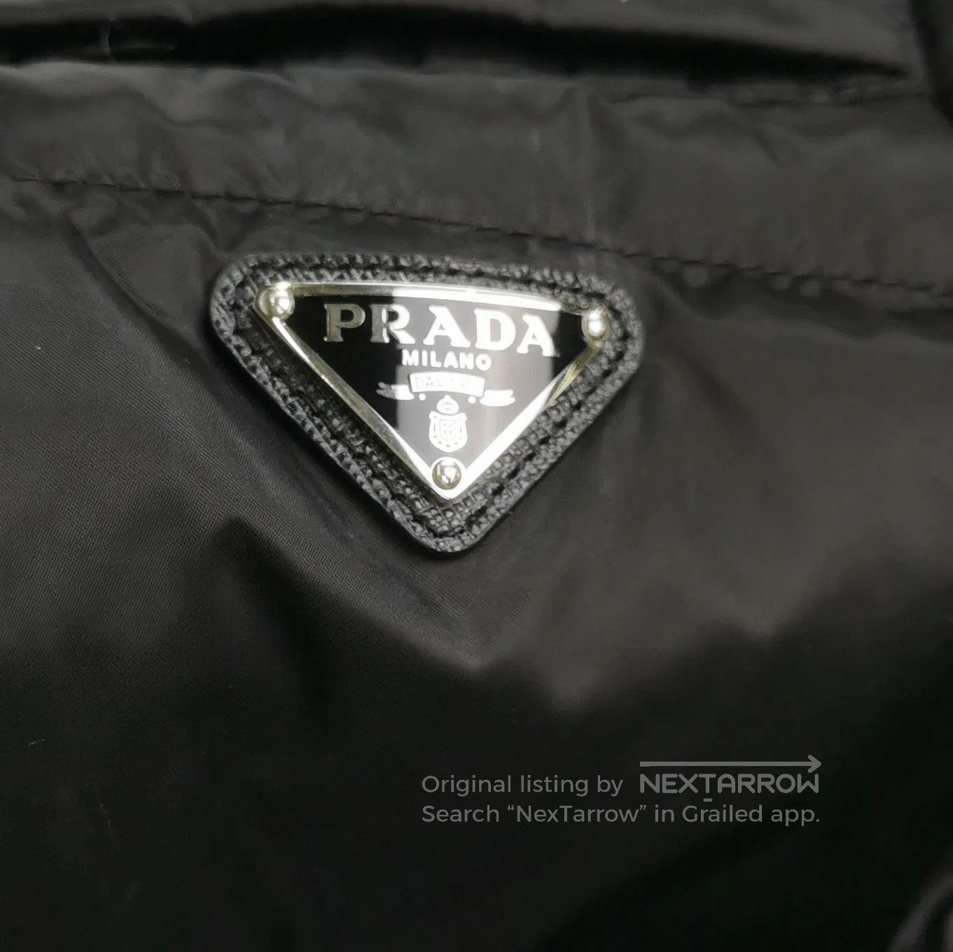 Prada Prada Black Padded Logo Zip Vest . Size US L / EU 52-54 / 3 - 3 Thumbnail