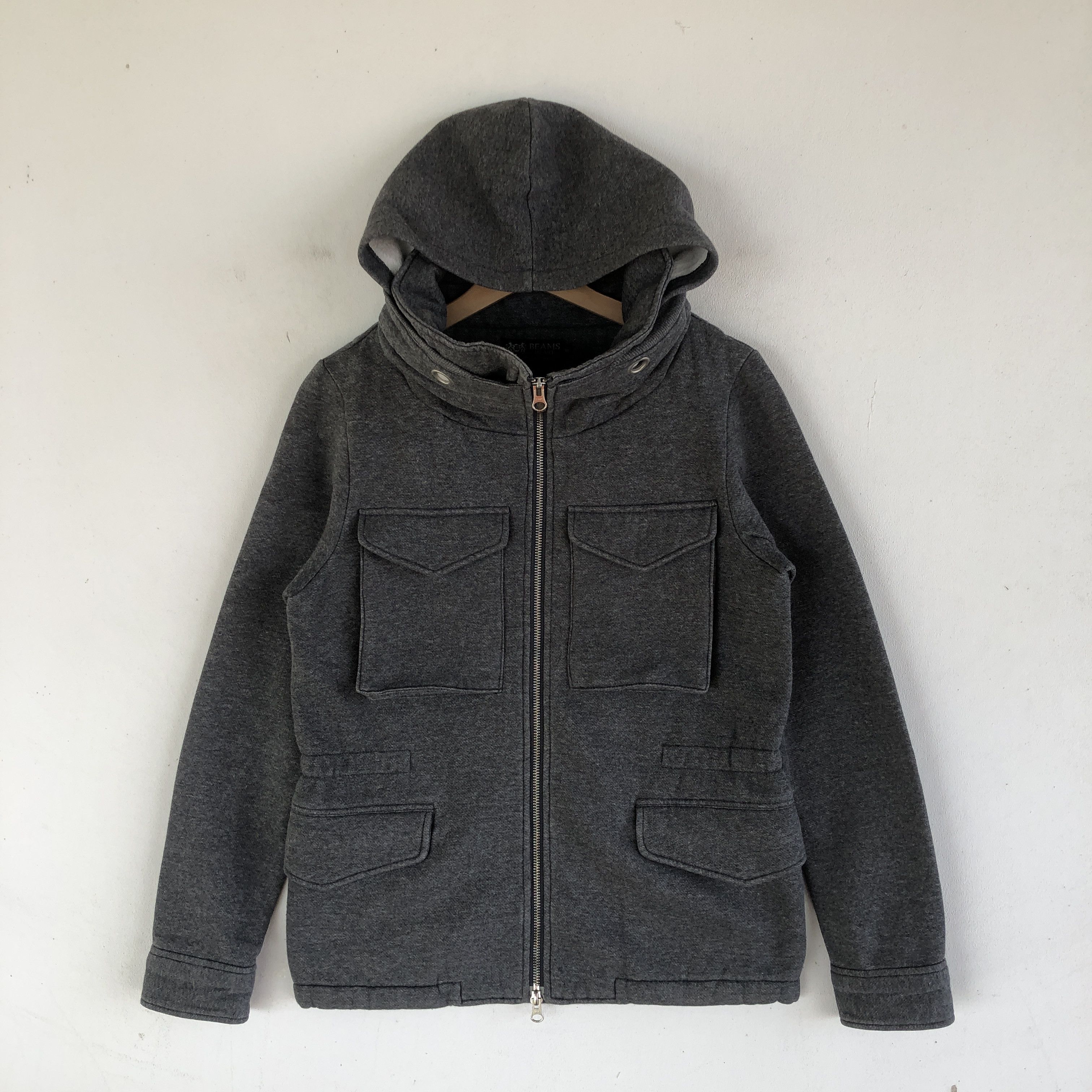 Beams Plus × Japanese Brand × Vintage Y2K Beams Heart Japanese Hoodie Bondage Multi Pocket Jacket Size XS / US 0-2 / IT 36-38 - 3 Thumbnail