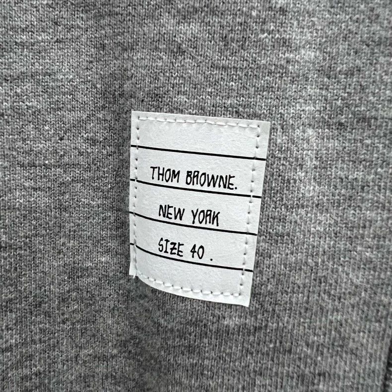 Thom Browne Thom browne Gray striped round-neck sweatshirt 2503-Nextarr Size US XXS / EU 40 - 3 Thumbnail