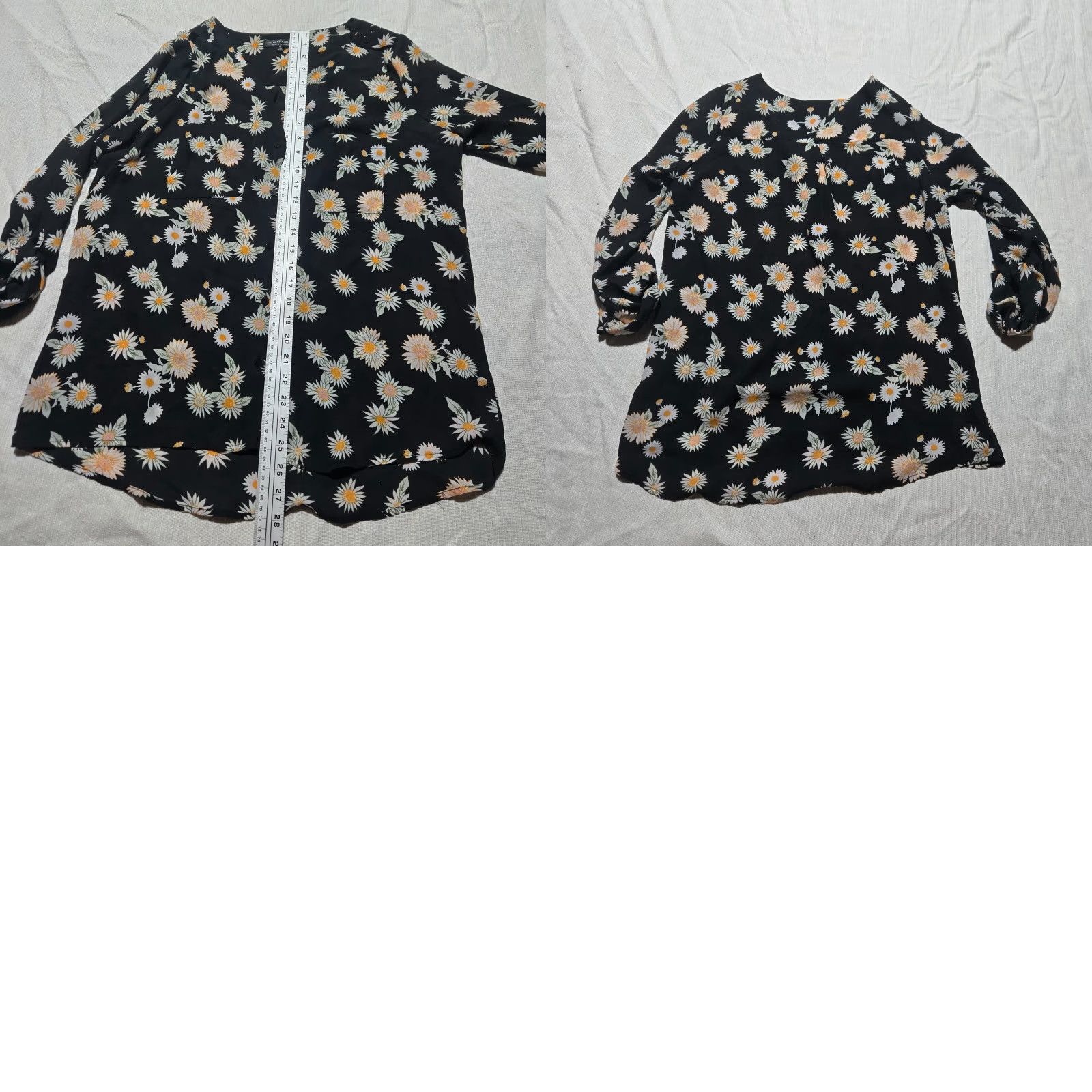 Cotton On Cotton On Shirt Long Sleeve Button-Up Floral Print Black Medium Womens Size M / US 6-8 / IT 42-44 - 8 Thumbnail