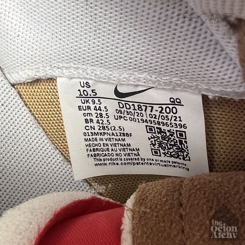 Nike × Sacai Nike x Sacai Blazer Low 'British Tan' DD1877-200 Size US 10.5 / EU 43-44 - 11 Thumbnail