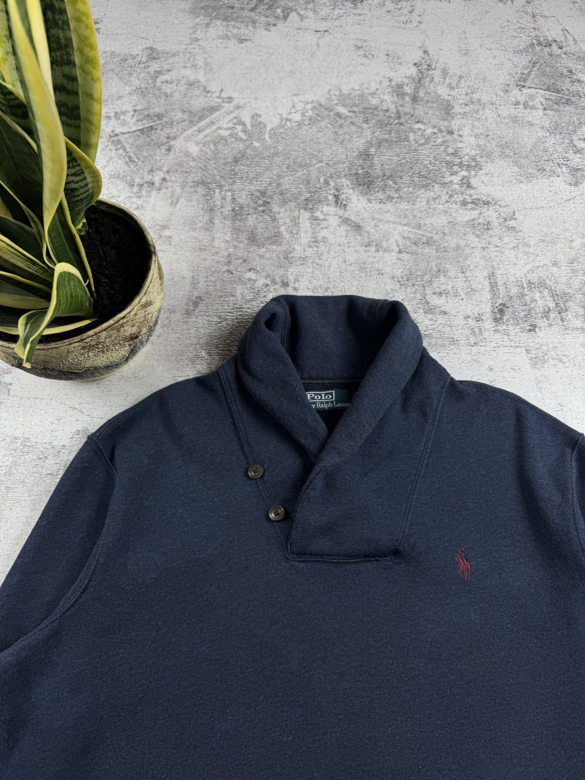 Polo Ralph Lauren Ralph Lauren Cowl Neck Cardigan Collar Sweatshirt Pullover Size US L / EU 52-54 / 3 - 5 Thumbnail