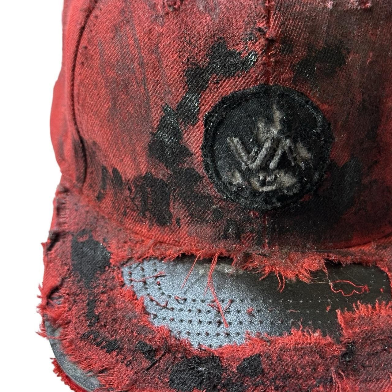 RVCA Custom RVCA Red & black distressed SnapBack cap Size ONE SIZE - 7 Thumbnail