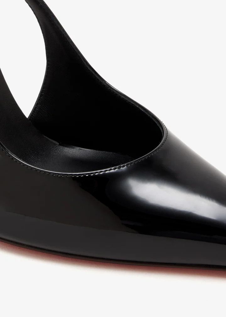Christian Louboutin os11x0526 Miss Z Slingback in Black Size US 8 / IT 38 - 3 Thumbnail