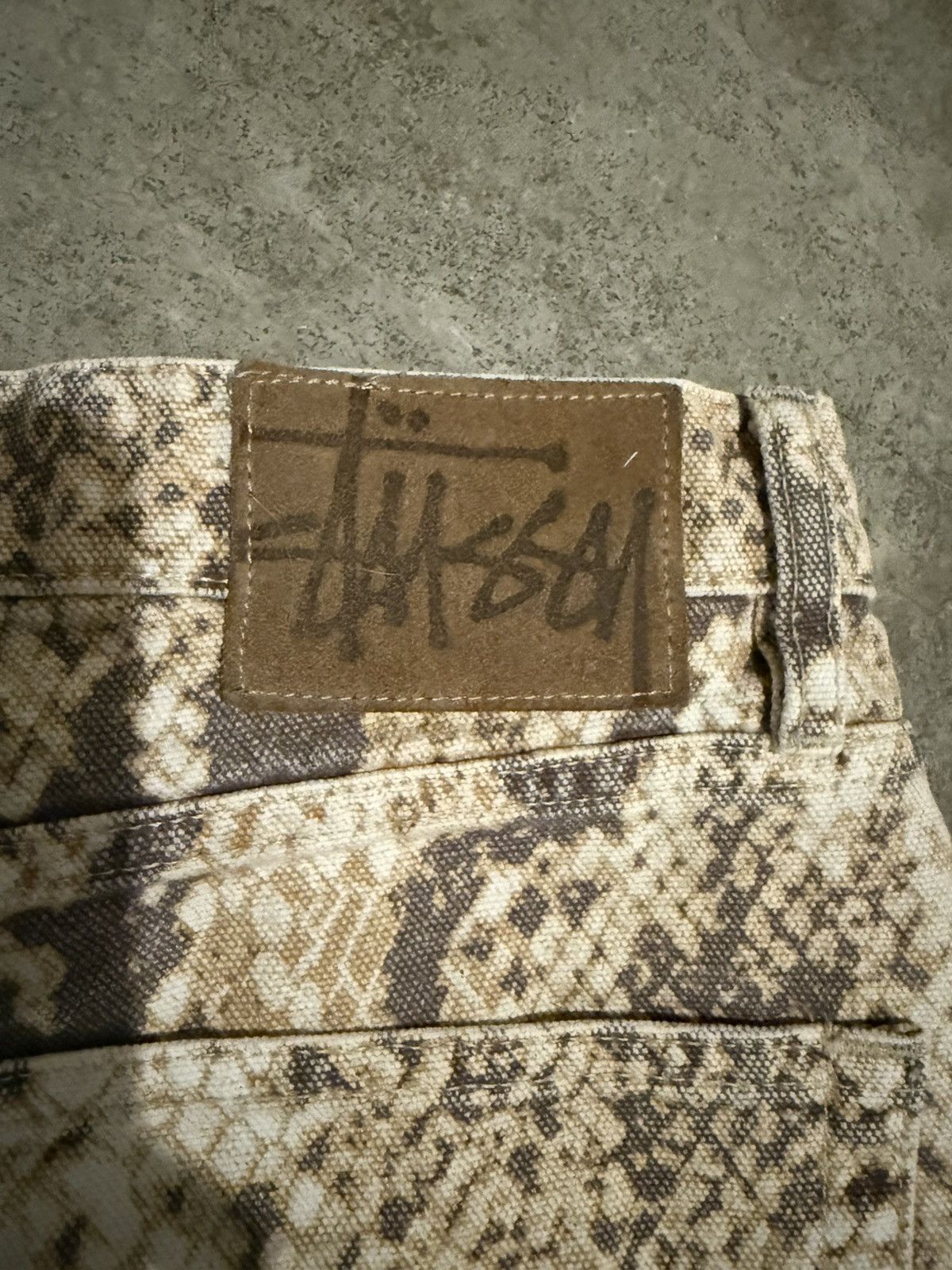 Stussy Stussy Python Big Ol’ Jeans Size US 32 / EU 48 - 4 Thumbnail