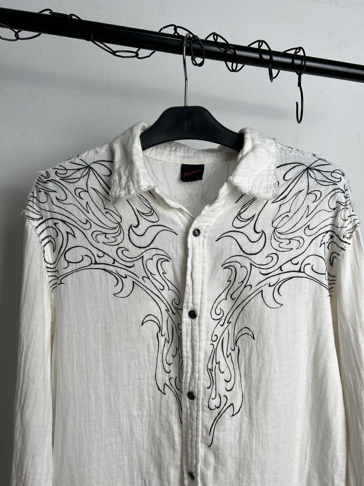 If Six Was Nine Jackrose cyber button western shirt Size US M / EU 48-50 / 2 - 5 Thumbnail