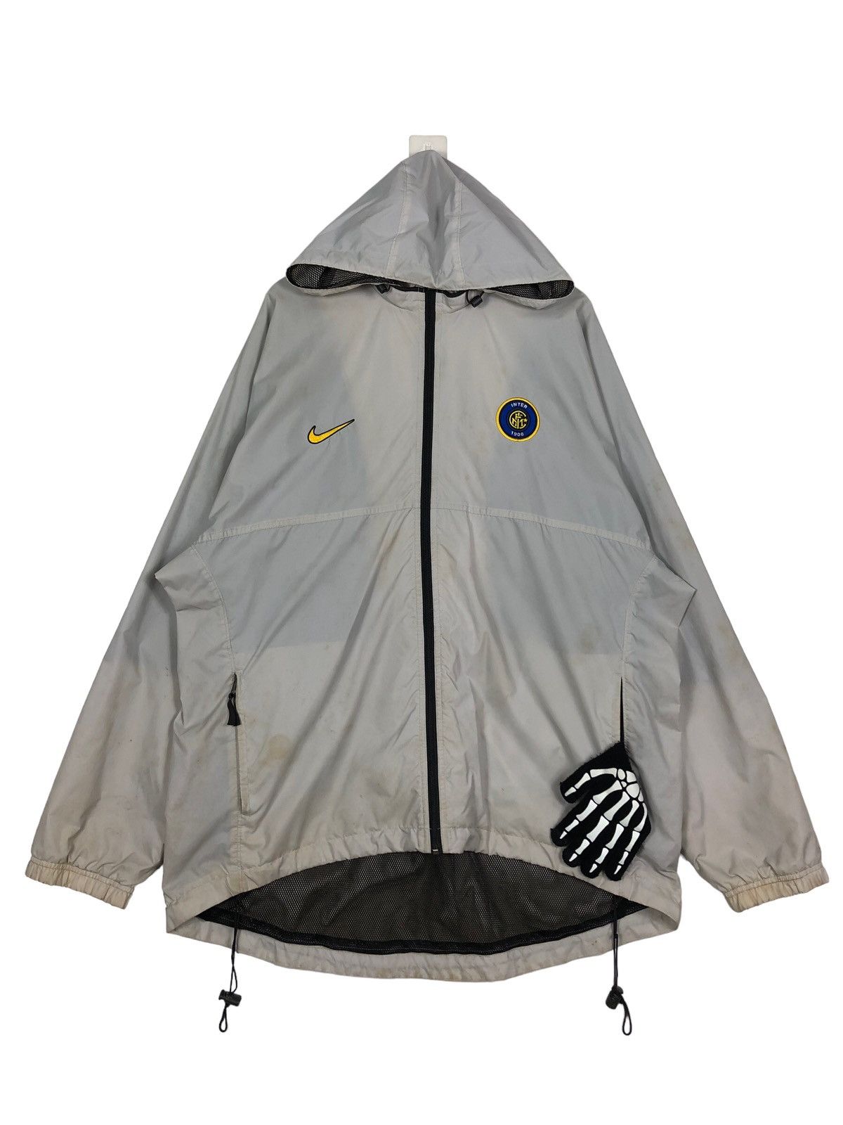 Nike 🔥Vintage Nike Inter Milan 1908 Jacket Big Logo Size US XL / EU 56 / 4 - 1 Thumbnail