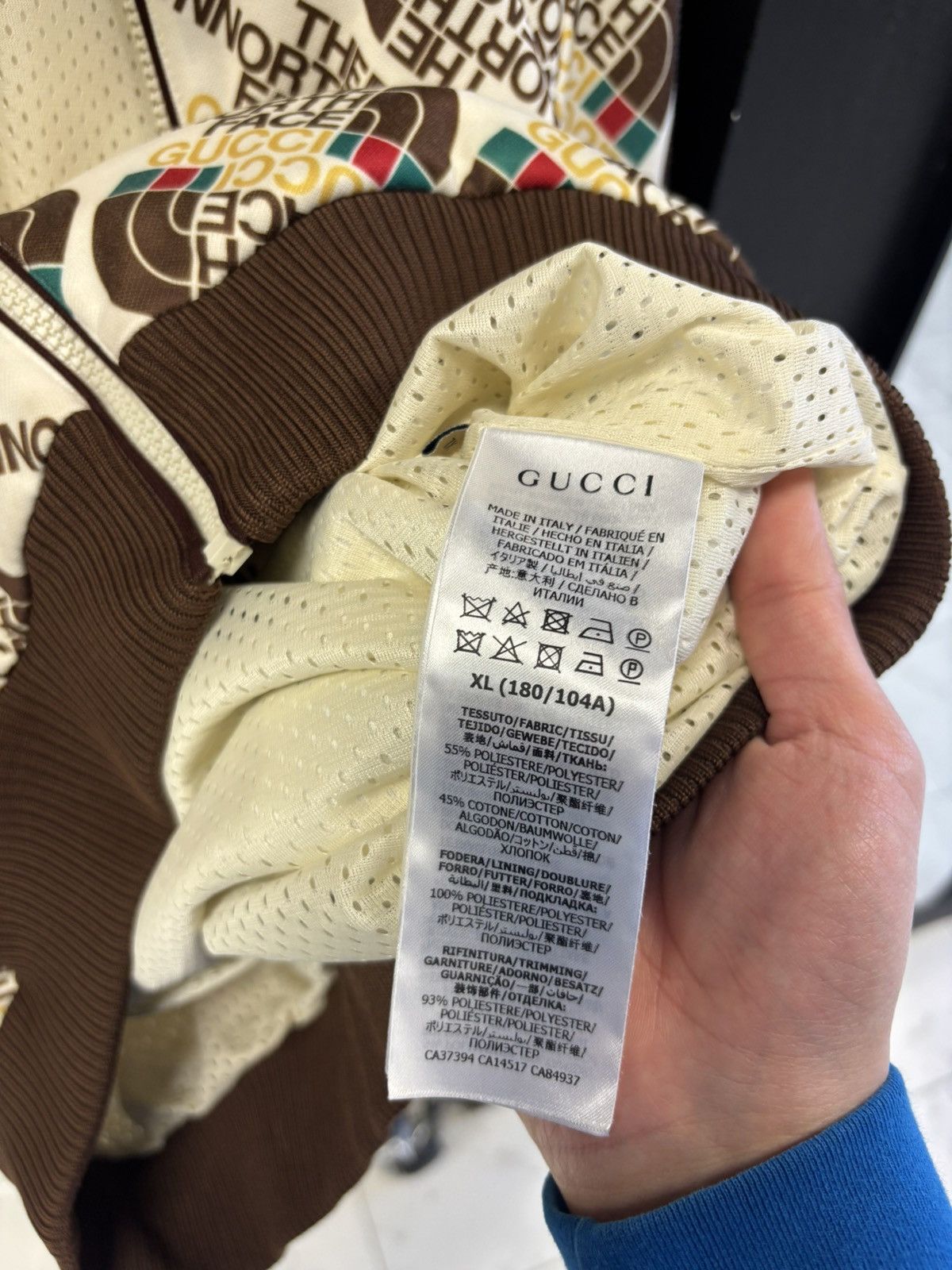 Gucci × The North Face North Face Gucci Technical Jersey Jacket Size US XL / EU 56 / 4 - 7 Thumbnail