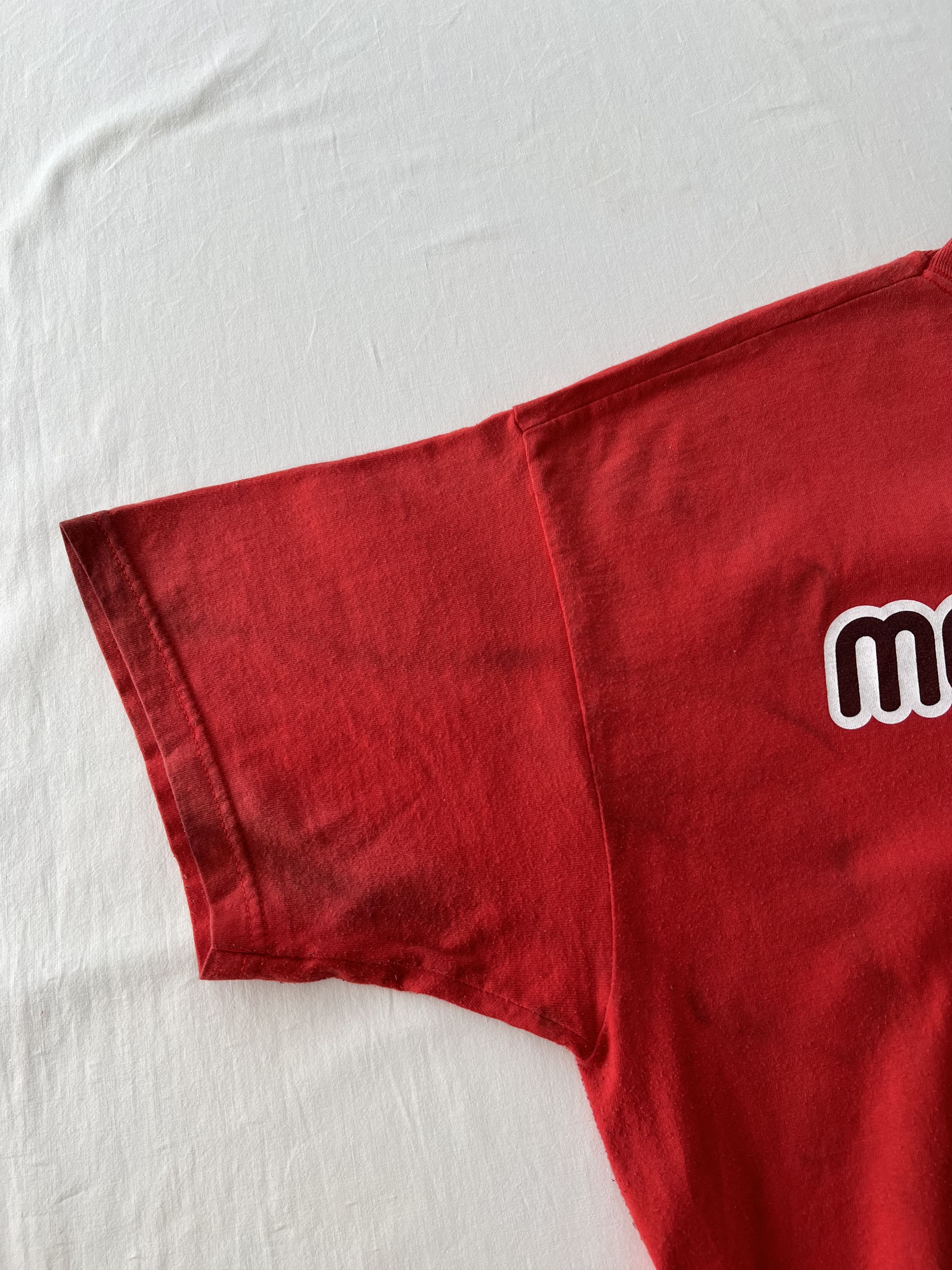 Vintage Vintage 90s Ducati Steve Hislop #7 Moto Racing Red T-shirt Size US XXL / EU 58 / 5 - 20 Thumbnail