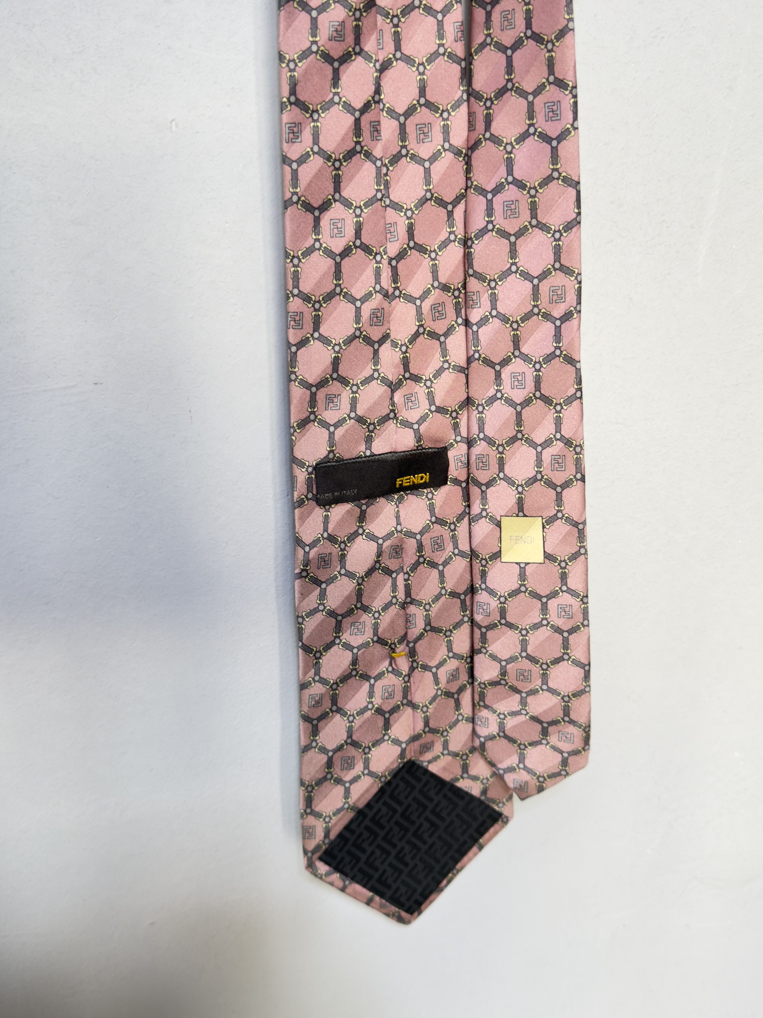 Fendi 🔥 ff fendi tie new pink monogram Size ONE SIZE - 3 Thumbnail