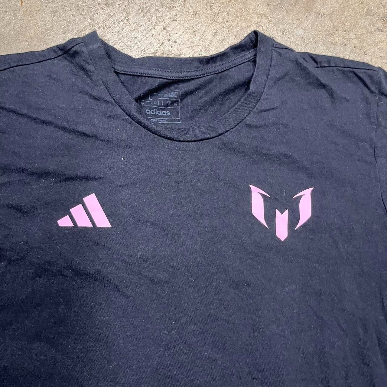 Adidas Adidas Inter Miami CF Lionel Messi #10 Black T-Shirt Size US L / EU 52-54 / 3 - 3 Thumbnail