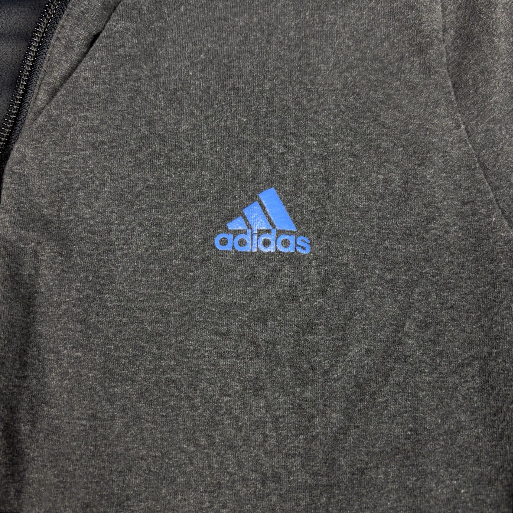 Adidas Adidas Women’s XL Full Zip Track Jacket Sweatshirt Gray Running Size XL / US 12-14 / IT 48-50 - 4 Thumbnail