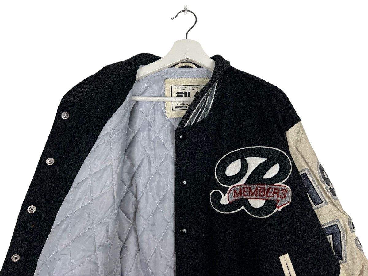 Fila 🔥 VINTAGE FILA STADIUM VARSITY BOMBER JACKET Size US L / EU 52-54 / 3 - 11 Thumbnail