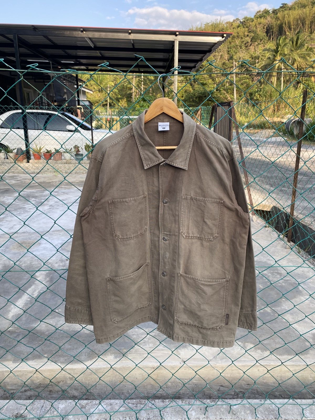 Columbia Distressed Columbia sun faded chore jacket Size US L / EU 52-54 / 3 - 1 Thumbnail
