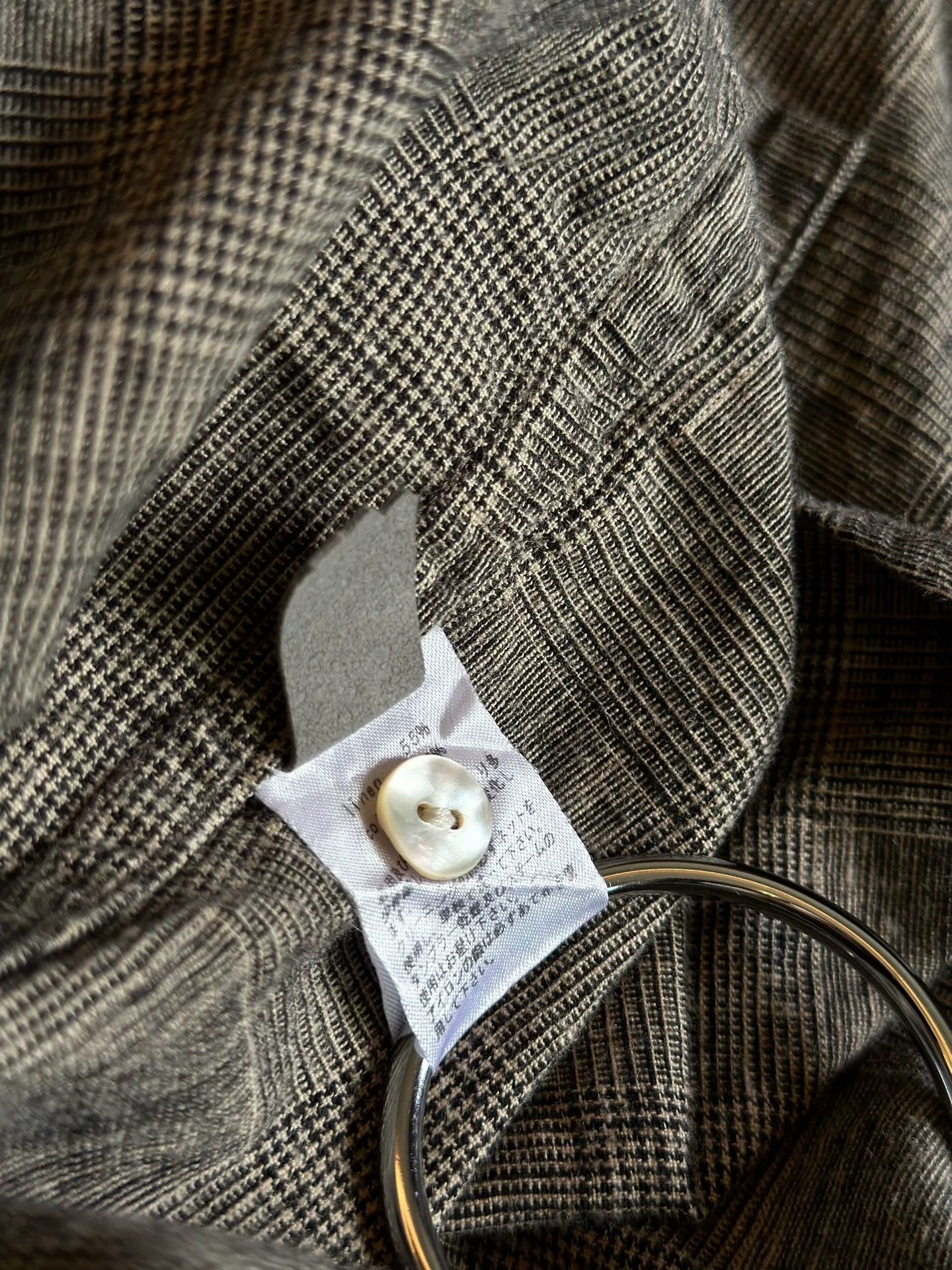 Other Yuta Matsuoka 00s Fine Check Cotton-Linen Shirt Size US M / EU 48-50 / 2 - 7 Thumbnail