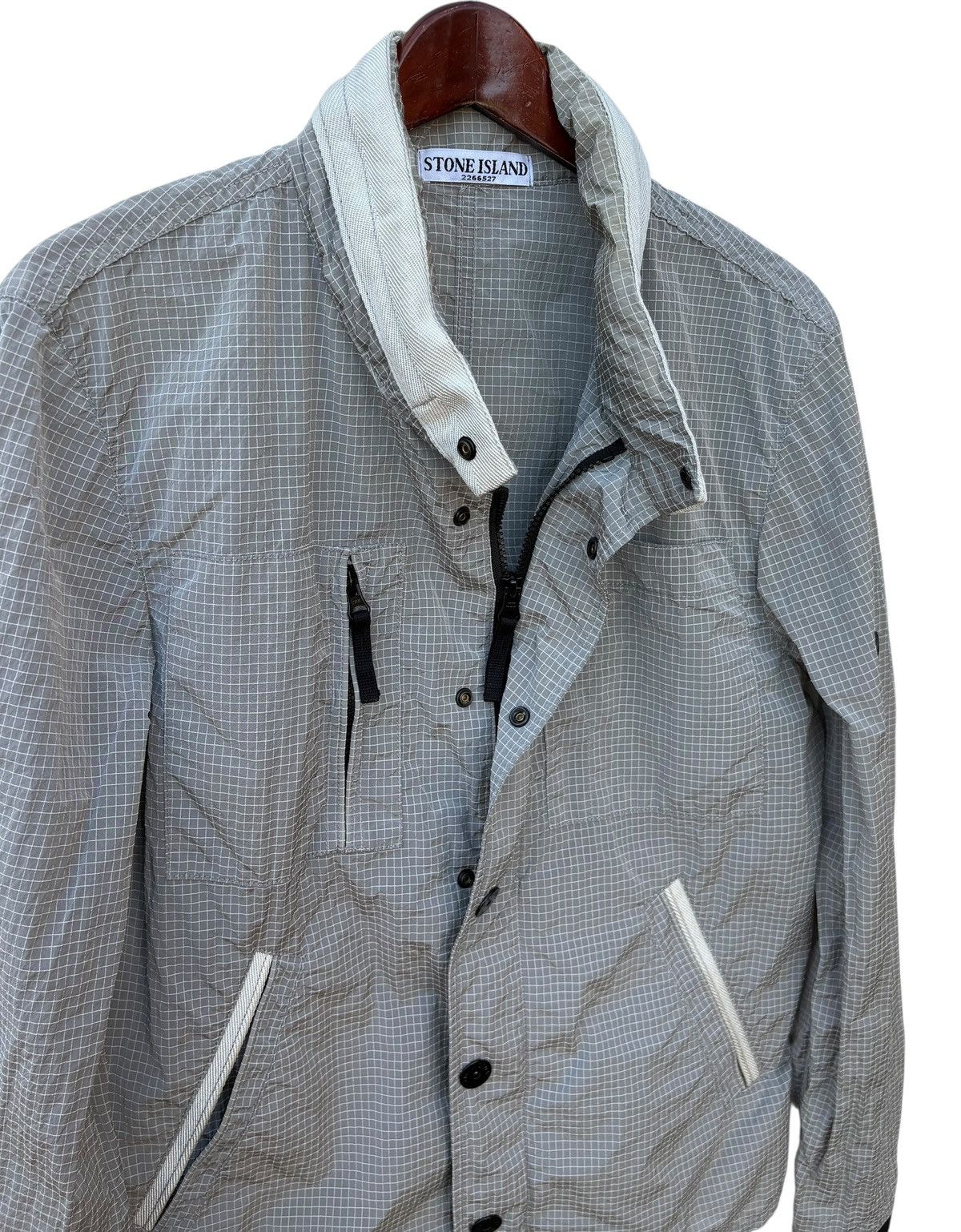 Stone Island Stone Island Nylon Check Jacket Without Patch Size US M / EU 48-50 / 2 - 4 Thumbnail