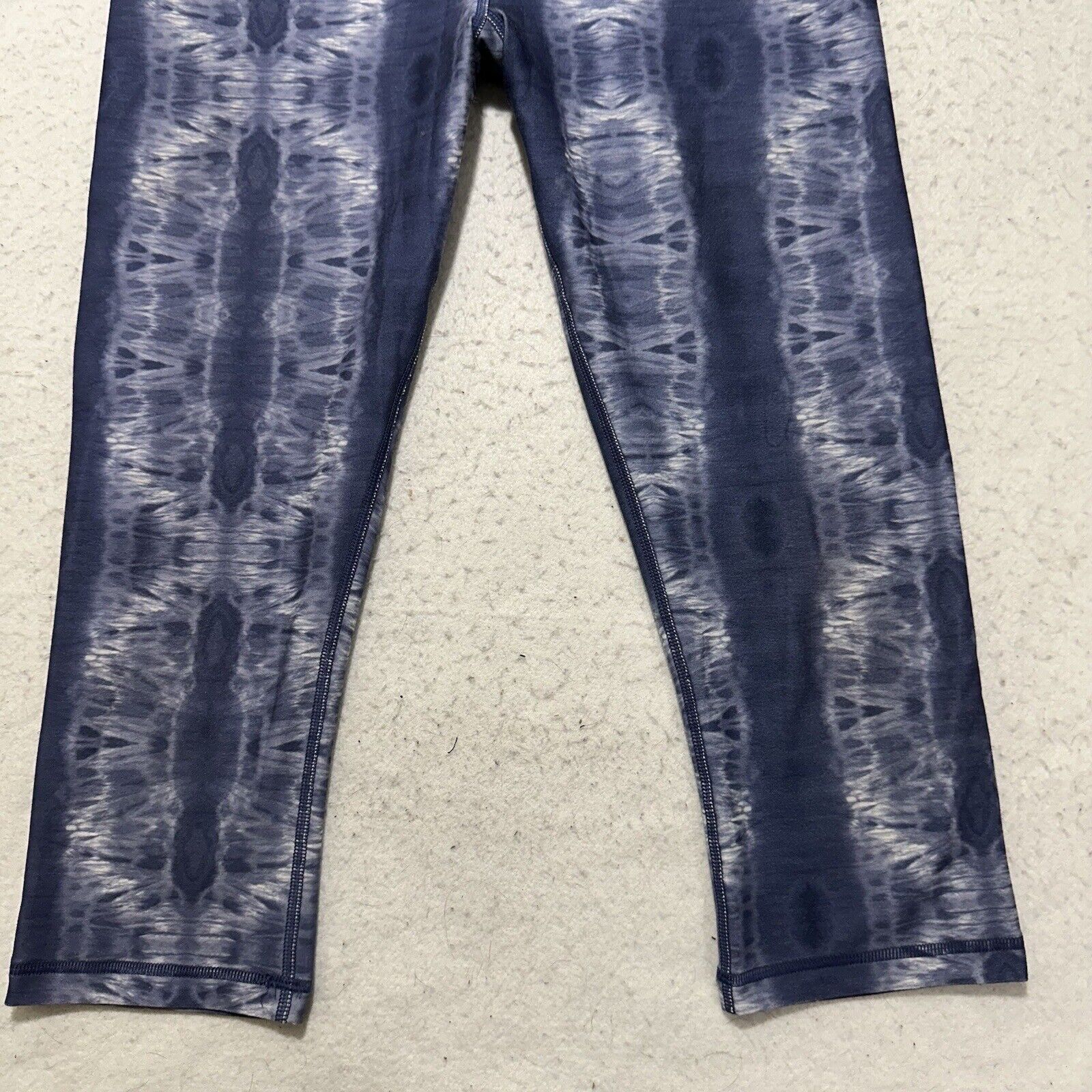 Other Scorpio Sol Medium Capri Leggings Tie Dye Blue Yoga Pants Size 30" / US 8 / IT 44 - 3 Thumbnail