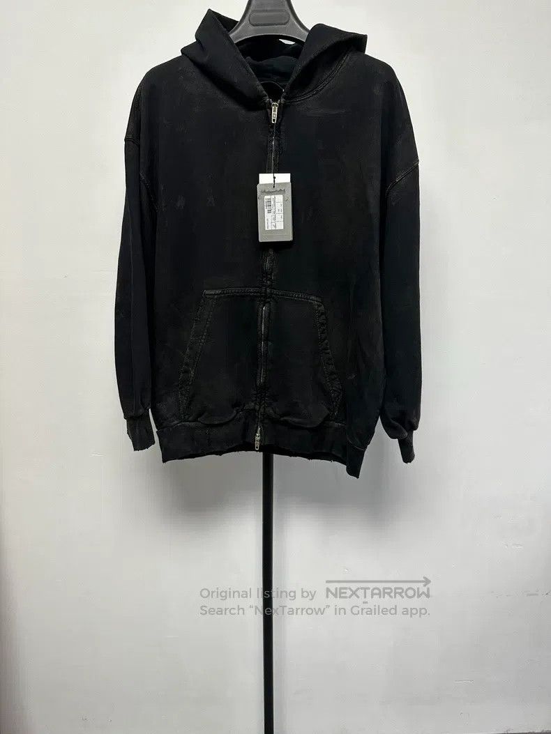 Balenciaga Balenciaga Solid Color Ribbed Sleeve Hooded Long Sleeve Ja Size US XS / EU 42 / 0 - 1 Thumbnail