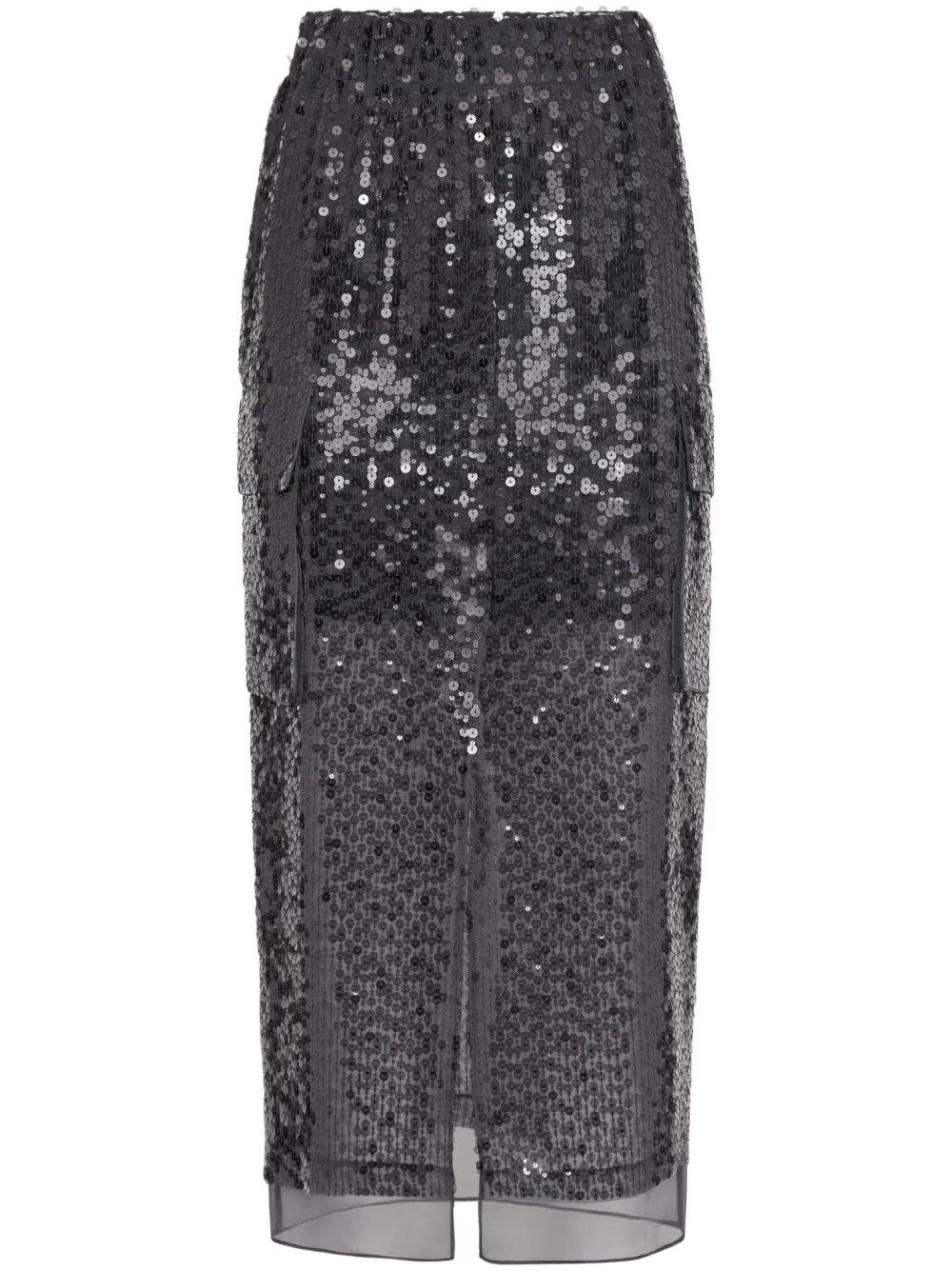 Brunello Cucinelli o1la1rc1a0425 Skirt in Black Size 28" / US 6 / IT 42 - 1 Thumbnail