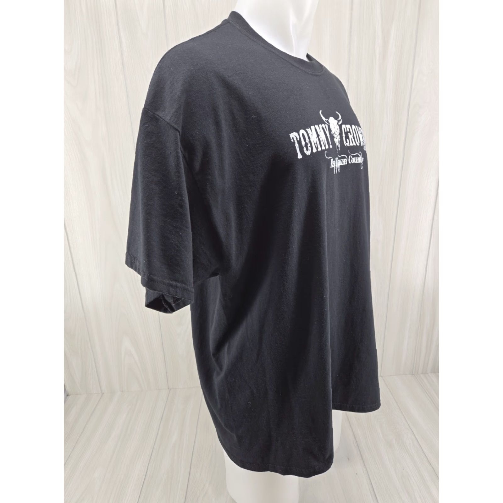 Gildan VINTAGE Tommy Crowder Band River Rat Nation Shirt Mens 2XL Black Short Sleeve T-Shirt Gildan Size US XXL / EU 58 / 5 - 6 Thumbnail