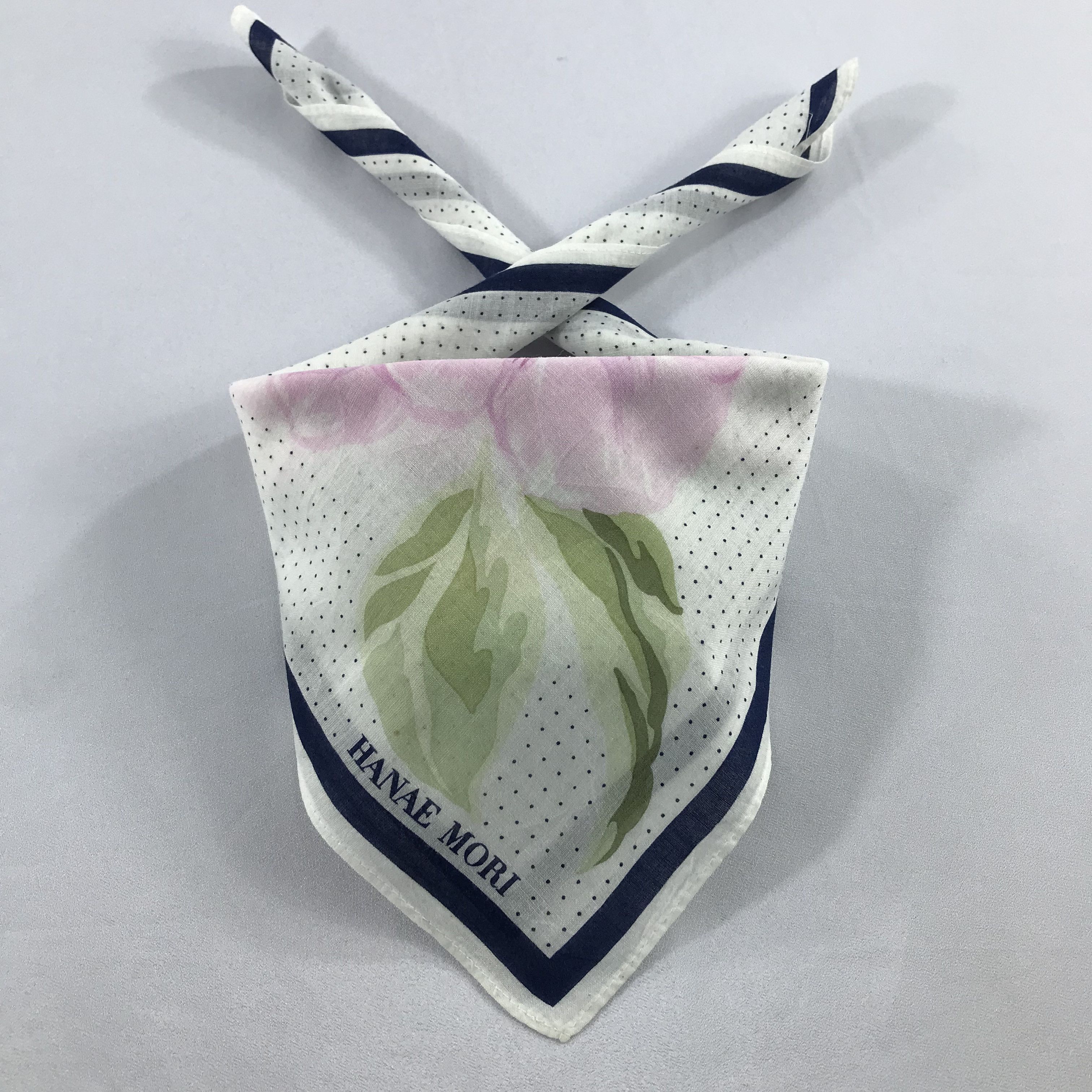 Hanae Mori Hanae Mori Bandana / Handkerchief / Neckerchief - S2309 Size ONE SIZE - 3 Thumbnail