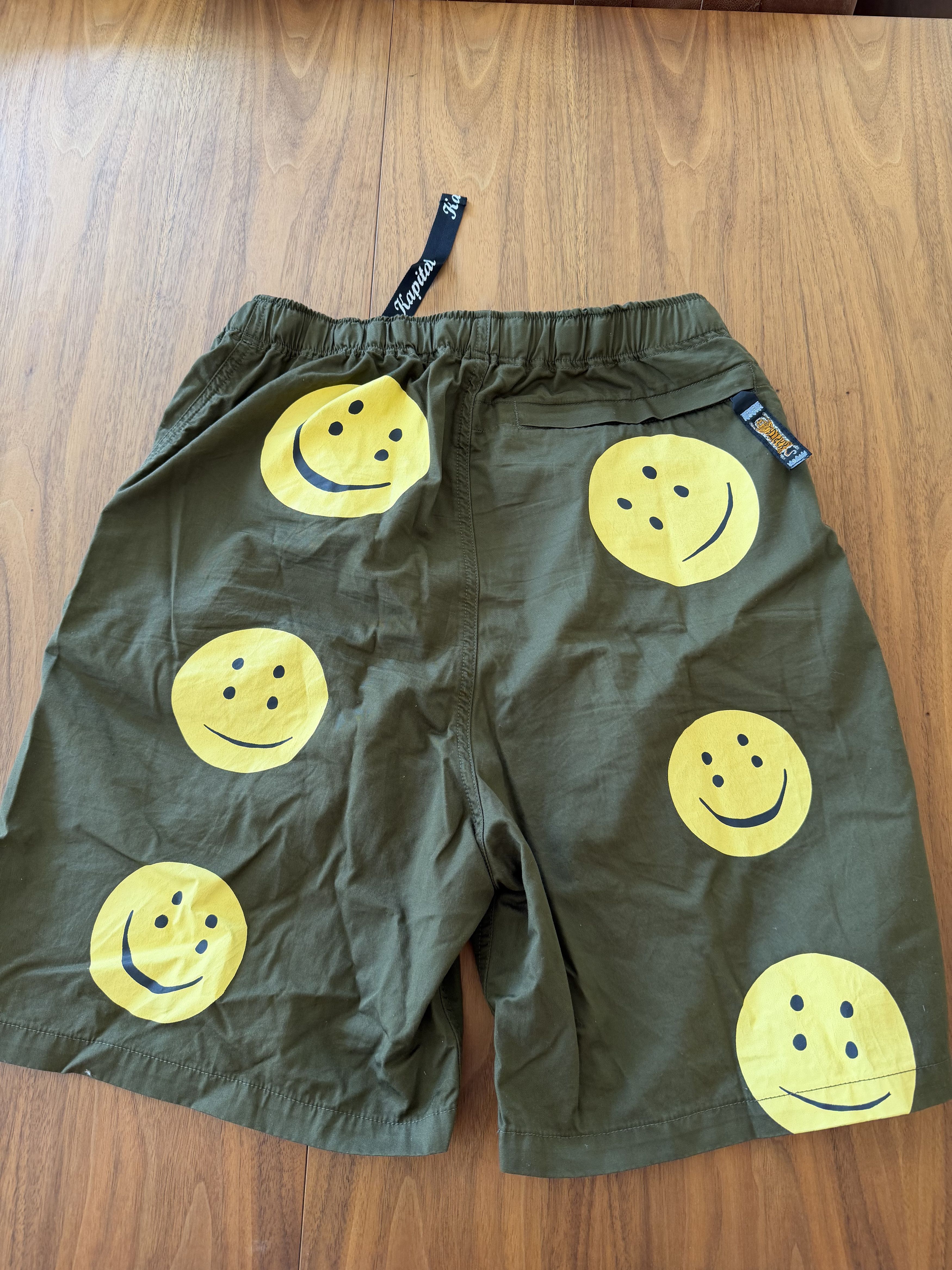 KAPITAL Smiley Shorts -Khaki