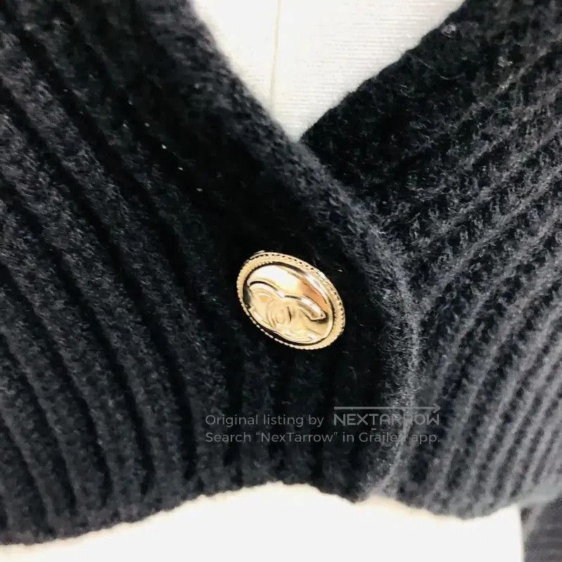 Chanel Chanel Black Cashmere Women's Cardigan . Size S / US 4 / IT 40 - 3 Thumbnail