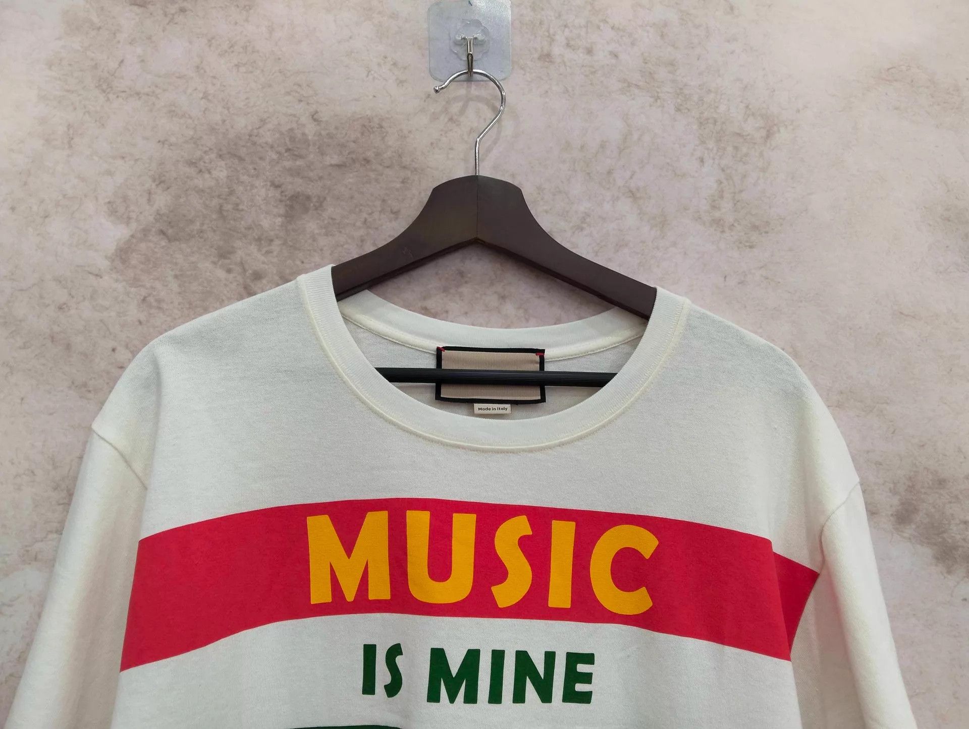 Gucci Gucci Striped Logo Short Sleeve Tee S 95 New Size US S / EU 44-46 / 1 - 2 Thumbnail