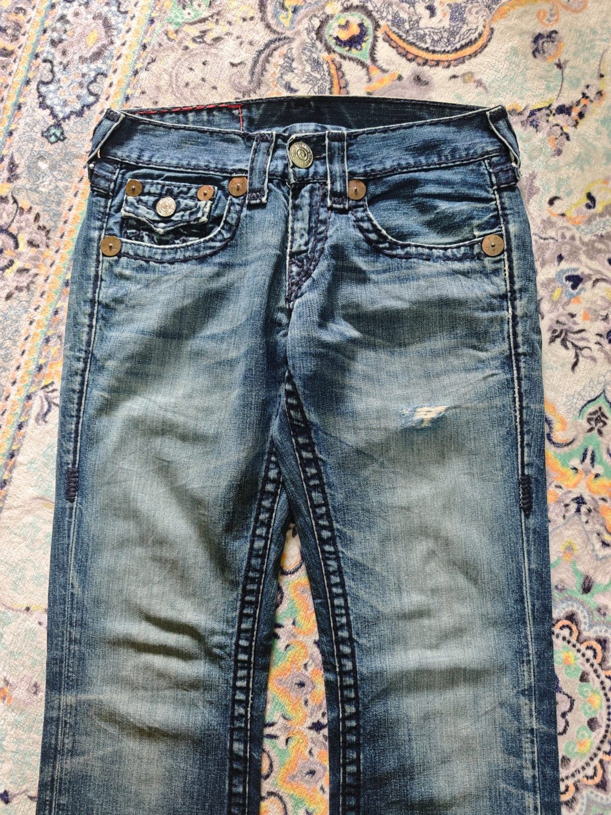 True Religion True Reiligon Billy Super T Flared Pants Size US 30 / EU 46 - 4 Thumbnail