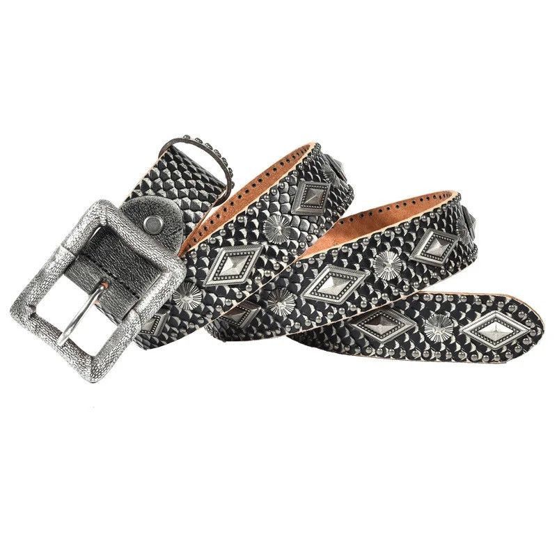 Japanese Brand × Leather × Vintage Dragon Altar Retro Vintage Leather Belt Size ONE SIZE - 10 Thumbnail
