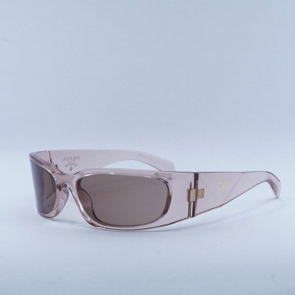 image of New Prada Pra14S 19Q10D Sunglasses in Brown, Women's