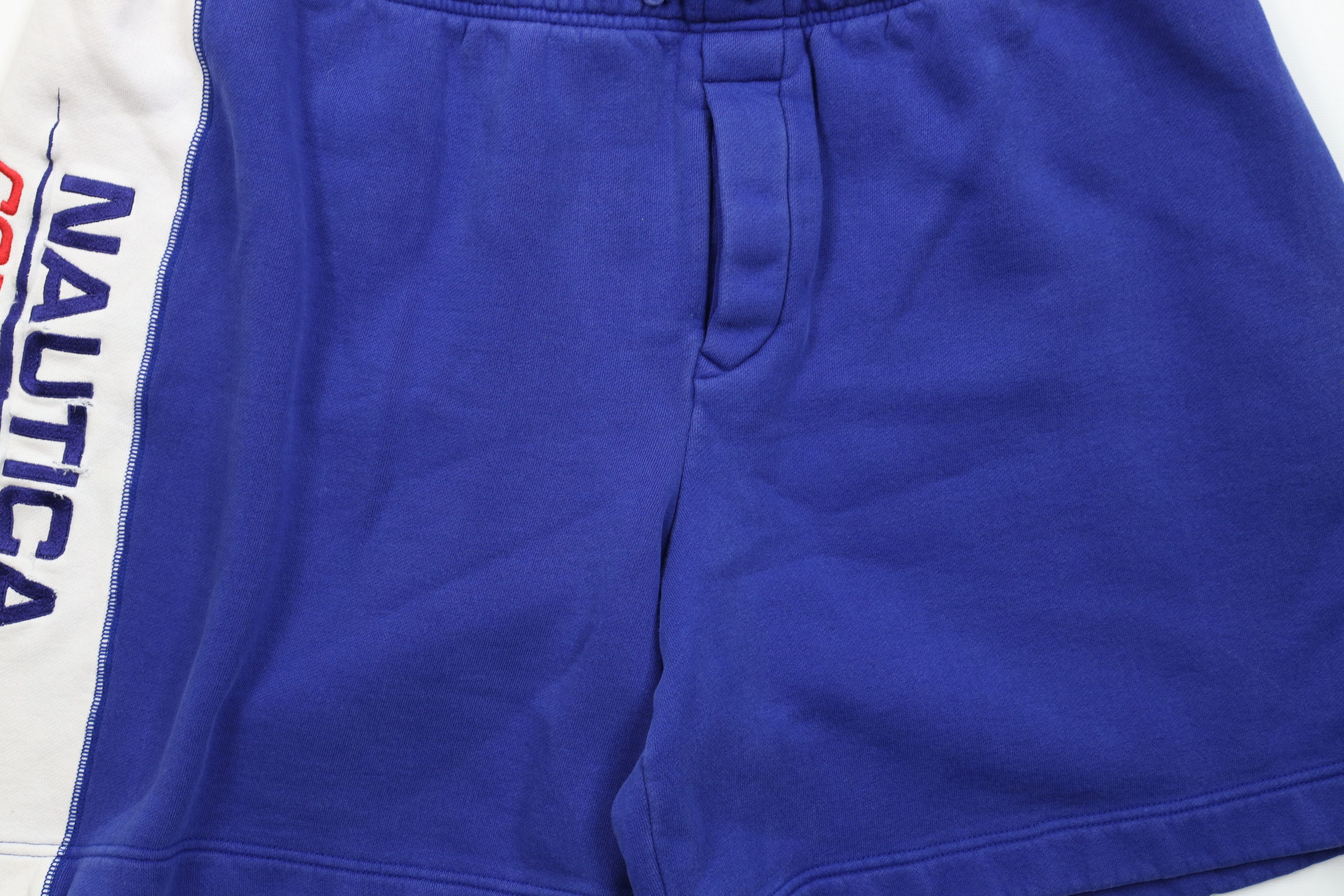 Nautica × Vintage Vintage 90s Nautica Competition Spell Out Sweatpants Shorts Size US 38 / EU 54 - 3 Thumbnail