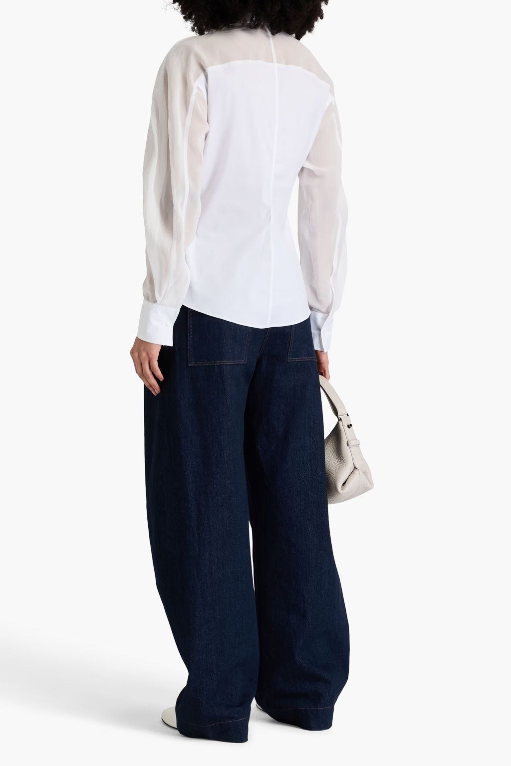 Brunello Cucinelli o1y0725 Shirt in White Size S / US 4 / IT 40 - 3 Thumbnail