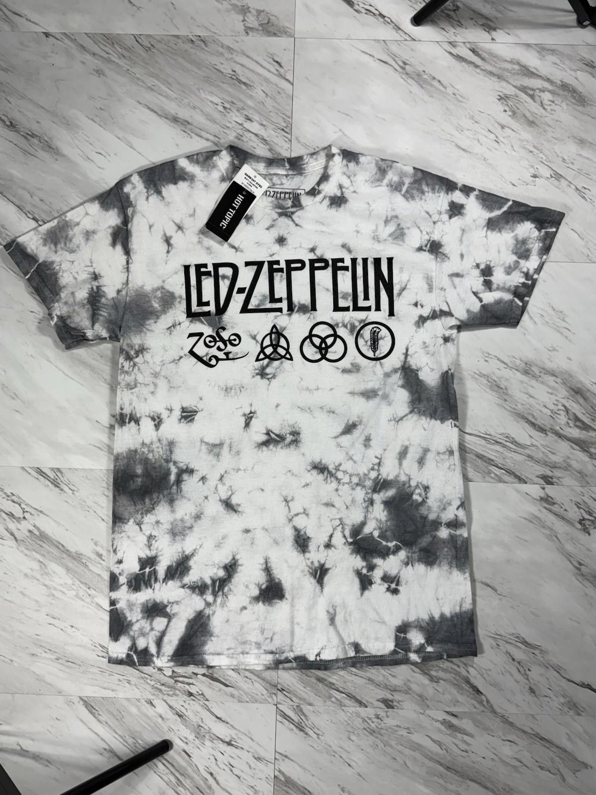 Led Zeppelin Led Zeppelin Tie Dye Graphic Band Tee M Licensed 2022 #8 Size US M / EU 48-50 / 2 - 1 Thumbnail
