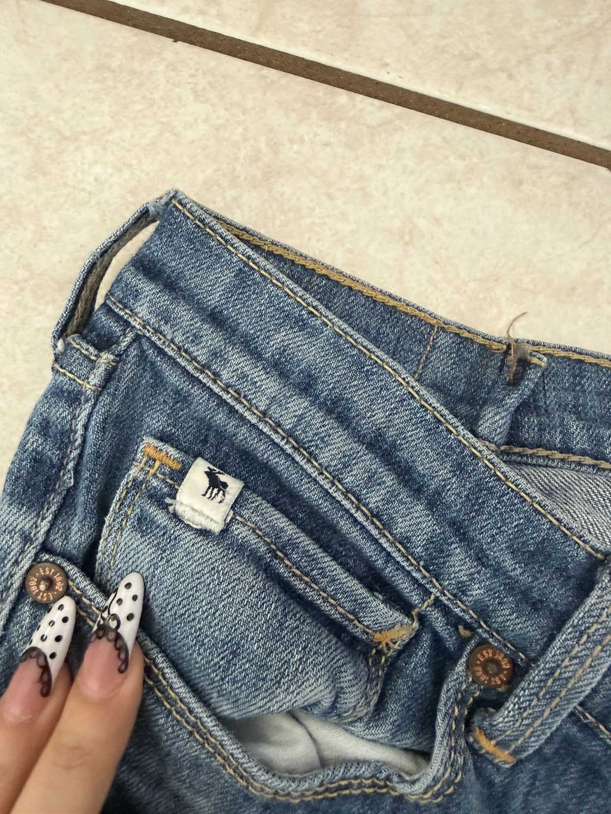 Abercrombie & Fitch Abercrombie & Fitch Jeans Size 25" / US 0 / IT 36 - 4 Thumbnail