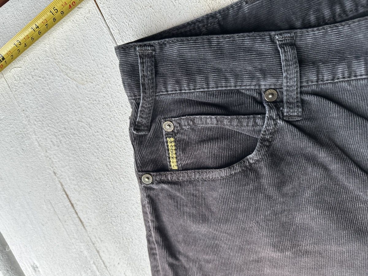 Giorgio Armani VNTG🚨90s Armani Jeans CORDUROY FADED BLACK Mens Pants Size US 32 / EU 48 - 5 Thumbnail