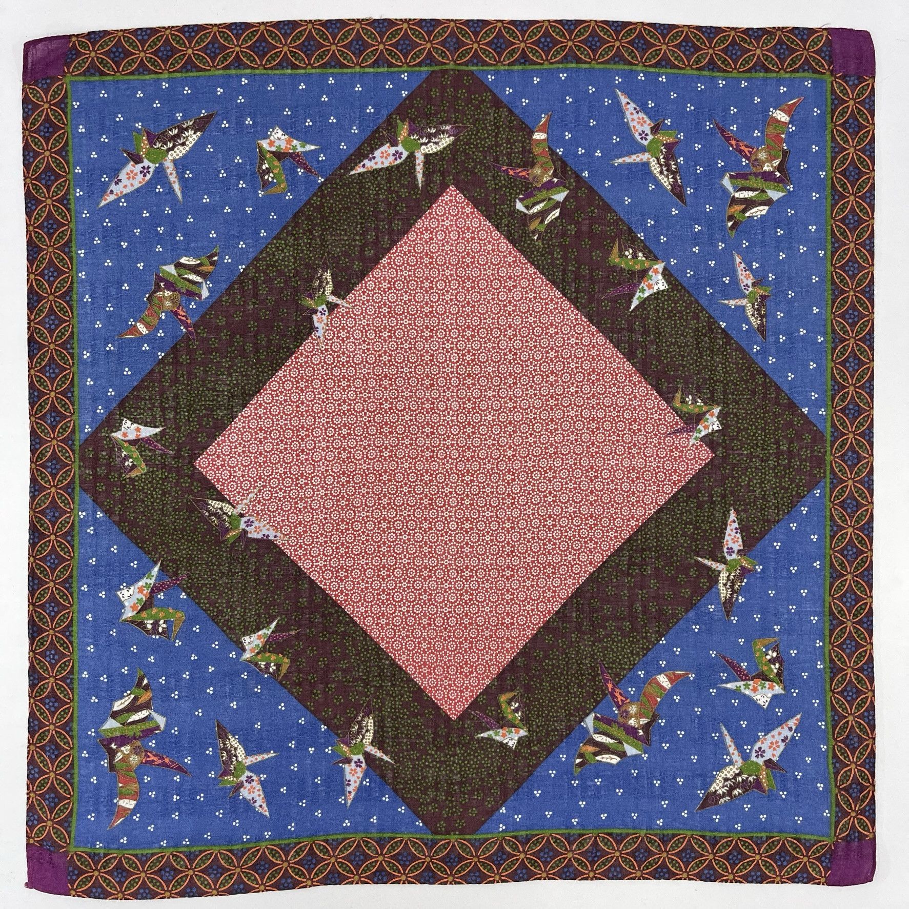 Japanese Brand Vintage Japanese Nice Design Furoshiki - 5014 Size ONE SIZE - 2 Thumbnail